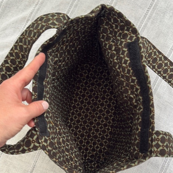 Handmade Quilted Tote Bag in Paisley Print - Picture 7 of 13